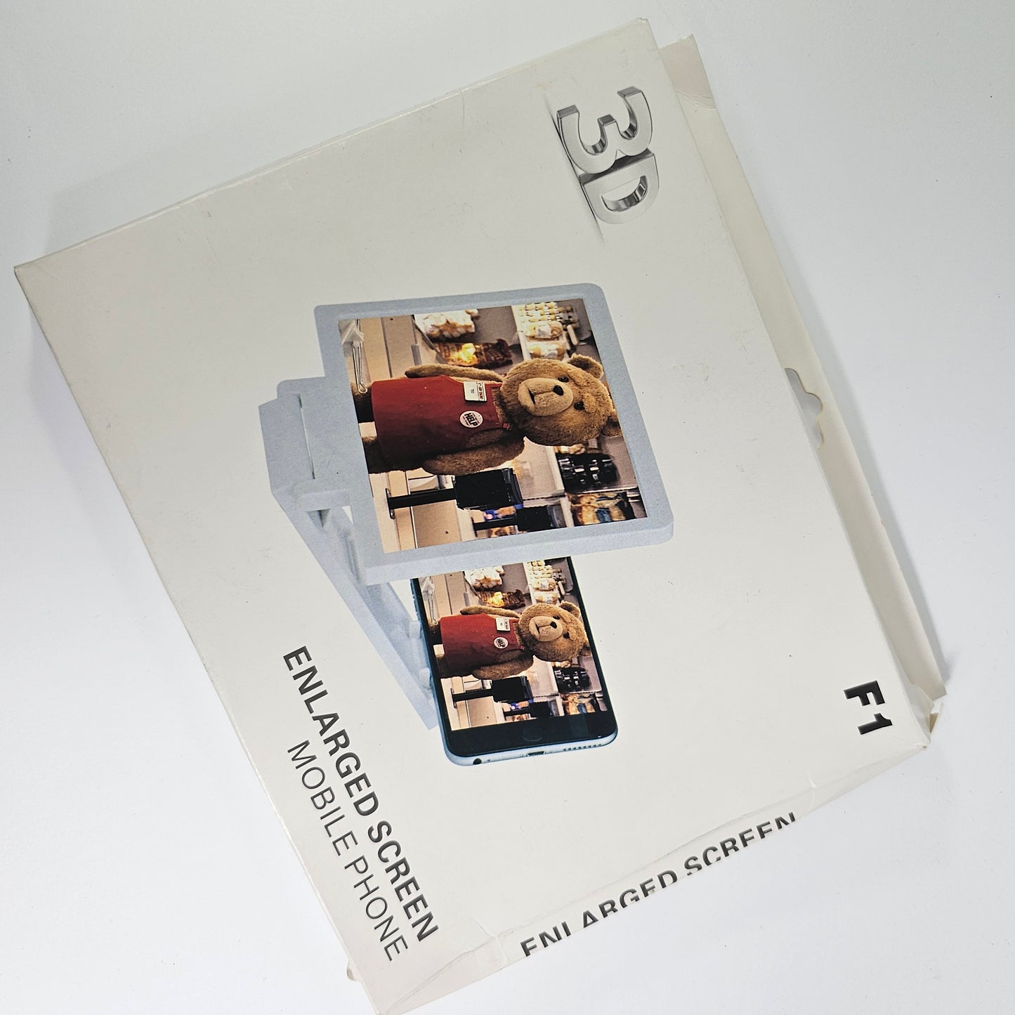 mobile Phone Screen Magnifier 3D Smartphone Screen Stand Amplifier Enlarger Projector Holder