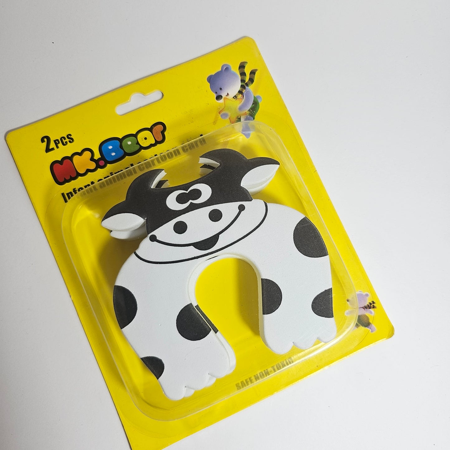 Baby Safety EVA Door Stopper Anti-Pinch Finger Guard Cute Animal Design Child Lock Protector for Furniture Newborn Care
