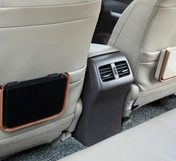 Car Interior Organizer Phone Holder Car Seat Back Organizer Upgraded Waterproof Hanging Trash Bag Foldable Storage Bag