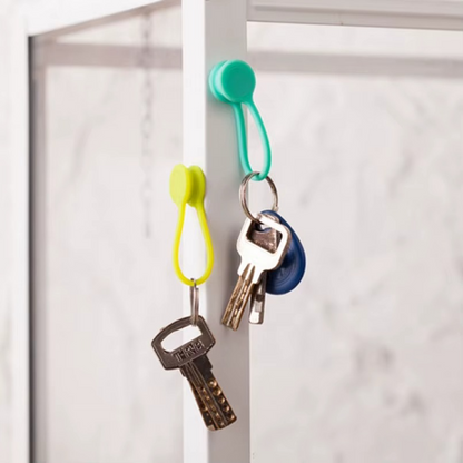 3 pcs / Flexible and Foldable Silicone Magnetic Cable Ties Reusable Wire Organizer for Bundling Items