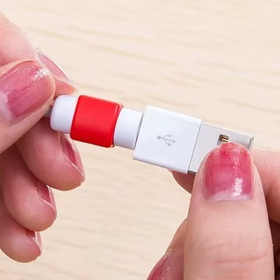 2 pcs /Cable Protector for Phone Charging Wire Earphone Cable USB Line Cord Case Winding Clips Cover