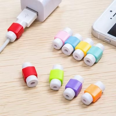 2 pcs /Cable Protector for Phone Charging Wire Earphone Cable USB Line Cord Case Winding Clips Cover