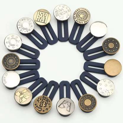 Adjustable Jeans Button for Expand the Pants Waist Circumference Jean Extensible ButtonMetal Button