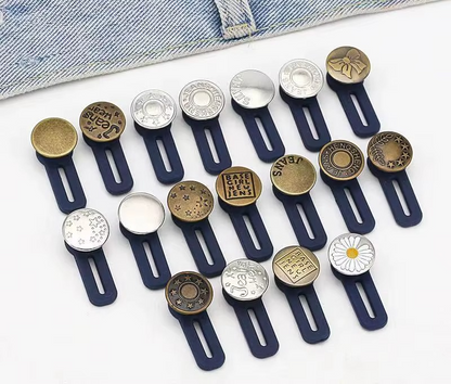 Adjustable Jeans Button for Expand the Pants Waist Circumference Jean Extensible ButtonMetal Button