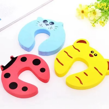 Baby Safety EVA Door Stopper Anti-Pinch Finger Guard Cute Animal Design Child Lock Protector for Furniture Newborn Care