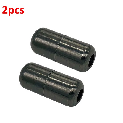2 Pcs Aluminum Capsule Lock Accessories Elastic Laces Sneakers Shoelace Without Ties Buckle Decoration Lazy Shoestring Fastening