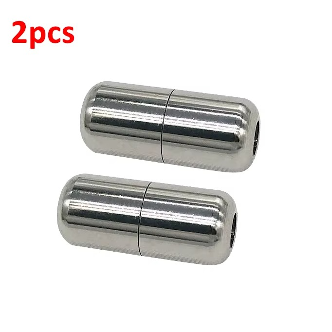 2 Pcs Aluminum Capsule Lock Accessories Elastic Laces Sneakers Shoelace Without Ties Buckle Decoration Lazy Shoestring Fastening