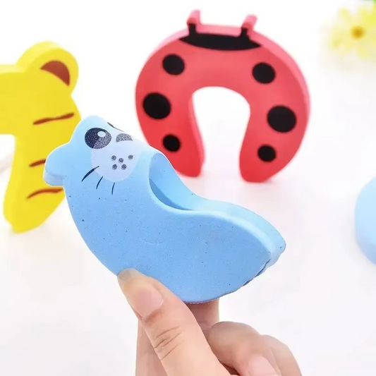 Baby Safety EVA Door Stopper Anti-Pinch Finger Guard Cute Animal Design Child Lock Protector for Furniture Newborn Care
